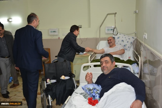 دیدار با خانواده شهید بخشی و جانبازان هشت سال دفاع مقدس 2