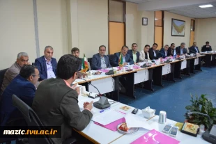 جلسه معاونین و رؤسای ادارات حوزه اداری و مالی دانشگاه فنی و حرفه ای مازندران 4