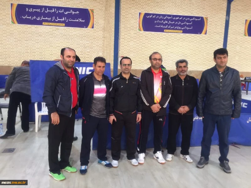 موفقیت یونس محمدی در مسابقات تنیس روی میز کارکنان دانشگاه فنی و حرفه ای کشور 2