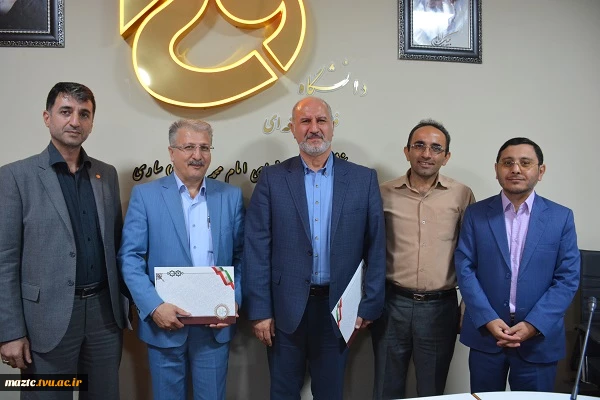 سخنان علیرضا خویی در مراسم معارفه معاون آموزشی و پژوهشی دانشگاه فنی و حرفه ای مازندران 6