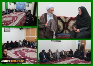 دیدار مسئولین و کارکنان  آموزشکده فنی و حرفه ای قدسیه ساری با نماینده ولی فقیه در استان مازندران