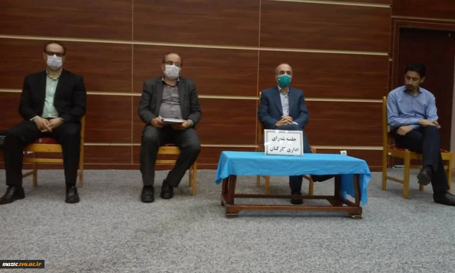 بازدید معاون محترم اداری و مالی دانشگاه فنی و حرفه ای استان مازندران از آموزشکده ملاصدرا 2