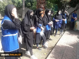 برگزاری مانور پاکسازی طبیعت پارک محله سیدجلال به مناسبت روز جهانی محیط زیست با همکاری سازمان پسماند شهرداری بابل و آموزشکده فنی و حرفه ای دختران الزهرا (س) بابل  2