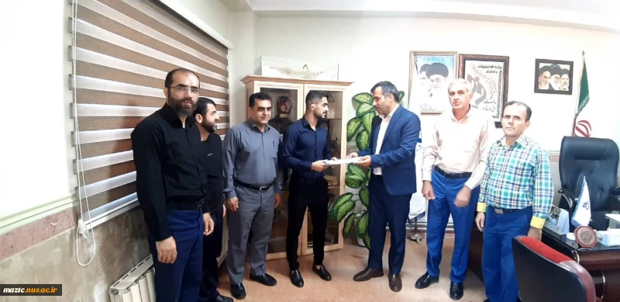 مراسم تقدیر از سپهر اسماعیلی مدال‌آور دانشکده فنی و حرفه ای محمودآباد در مسابقات المپیاد ورزشی دانشجویان وزارت علوم در رشته  کشتی برگزار شد 4