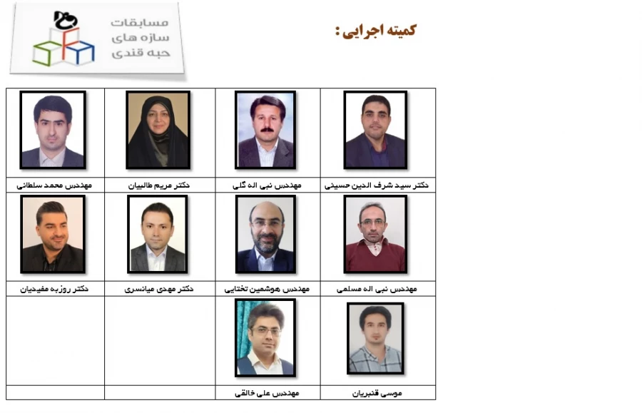 اعضای کمیته اجرایی