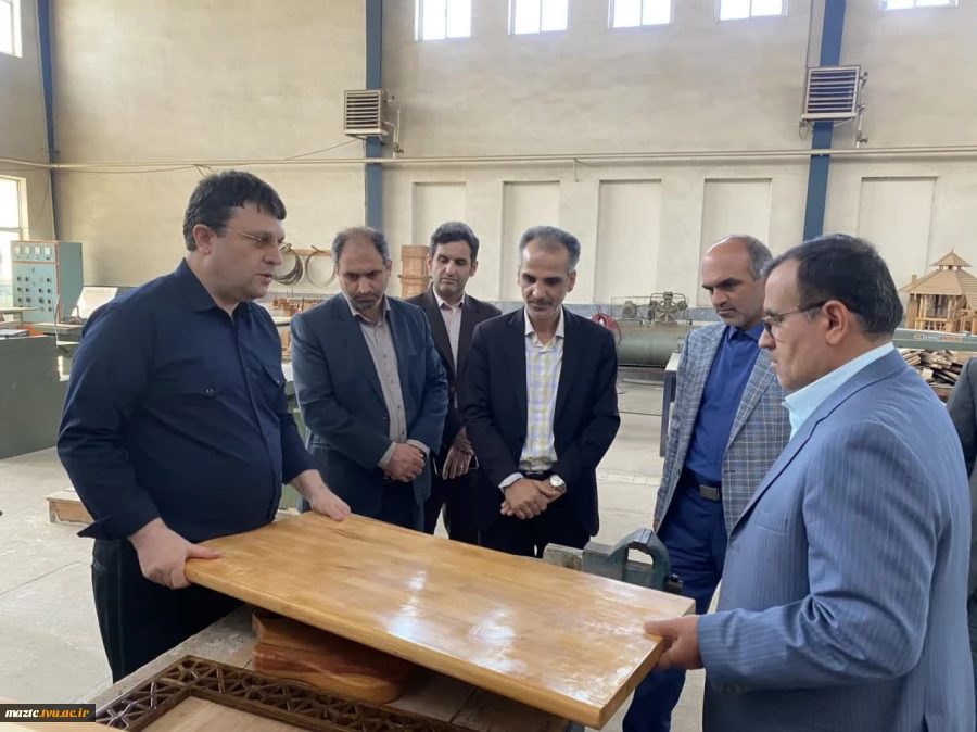 بازدید نمایندگان مجمع بسیج استان مازندران و مسئولین بسیج اساتید دانشگاه های استان مازندران از دانشگاه فنی و حرفه ای استان مازندران 6