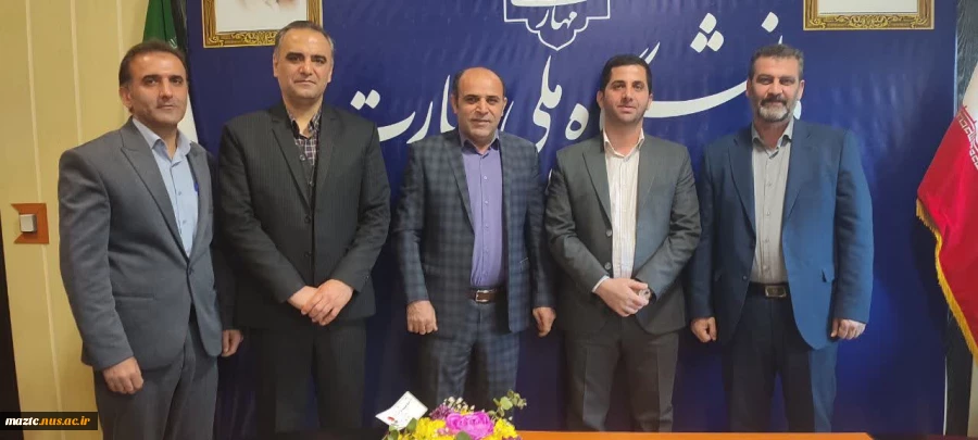 برگزاری مراسم  تکریم مهندس ساسان فلاحی و معارفه دکتر قربان قاسمی سرپرست جدید دانشکده ملی مهارت علامه حسن‌زاده آمل  12