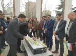 برگزاری مراسم غبار روبی،  عطر افشانی و گل آرائی مزار شهید خوشنام در دانشگاه ملی مهارت استان مازندران  2
