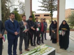 برگزاری مراسم غبار روبی،  عطر افشانی و گل آرائی مزار شهید خوشنام در دانشگاه ملی مهارت استان مازندران  7