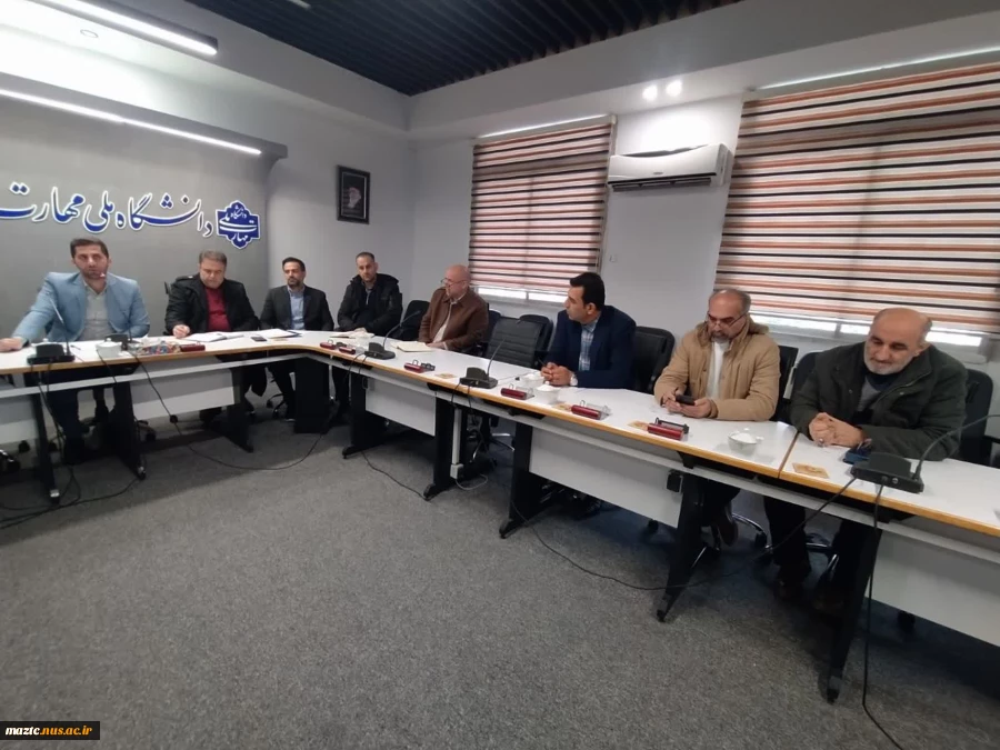 برگزاری جلسه شورای اداری دانشکده ملی مهارت امام محمد باقر (ع) ساری با حضور سرپرست دانشکده، معاونین و مدیران 2