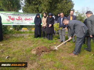 به مناسبت گرامیداشت هفته منابع طبیعی و روز درختکاری
در دانشکده ملی مهارت دختران ساری صورت گرفت  2