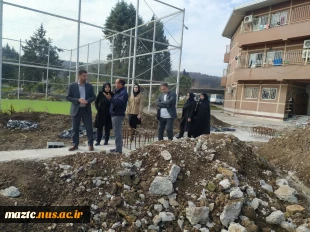 بازدید دکتر نعمت اله عسکری سرپرست دانشگاه ملی مهارت استان مازندران از پروژه در حال ساخت سوله ورزشی دانشکده ملی مهارت دختران ساری 3