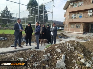 بازدید دکتر نعمت اله عسکری سرپرست دانشگاه ملی مهارت استان مازندران از پروژه در حال ساخت سوله ورزشی دانشکده ملی مهارت دختران ساری 4