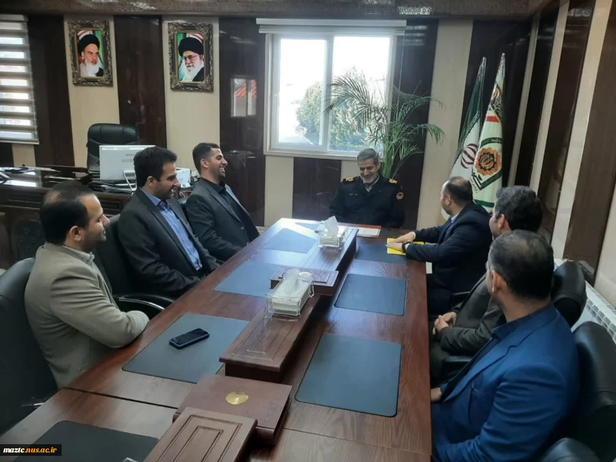 دیدار دکتر نعمت اله عسکری؛ رئیس دانشگاه ملی مهارت مازندران با سردار مفخمی شهرستانی؛ فرماندهی انتظامی استان 3