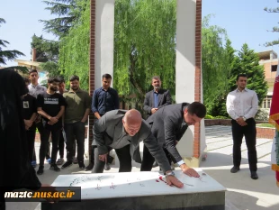 گرامیداشت روز ملی فناوری هسته ای و محکوم کردن جنایات وحشیانه رژیم غاصب اسرائیل در کشتار مردم بیگناه غزه و فلسطین در دانشگاه ملی مهارت استان مازندران 
 2