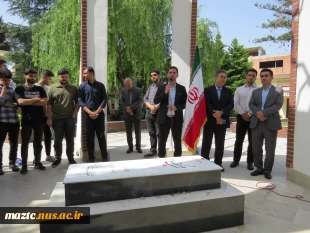 گرامیداشت روز ملی فناوری هسته ای و محکوم کردن جنایات وحشیانه رژیم غاصب اسرائیل در کشتار مردم بیگناه غزه و فلسطین در دانشگاه ملی مهارت استان مازندران 
 2