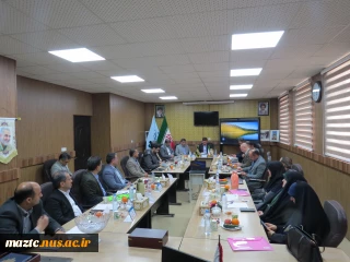 جلسه روسای دانشکده های ملی مهارت 12 گانه استان مازندران در دانشکده ملی مهارت امام خمینی ره شهرستان بهشهر