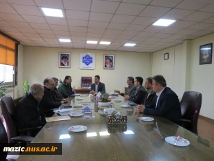دیدار صمیمانه سرهنگ پاسدار محمد حسن سلامی مدیرکل حفظ آثار و نشر ارزش‌های دفاع مقدس مازندران و هیئت همراه با دکتر نعمت اله عسکری رئیس دانشگاه ملی مهارت استان
 2