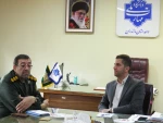 دیدار صمیمانه سرهنگ پاسدار محمد حسن سلامی مدیرکل حفظ آثار و نشر ارزش‌های دفاع مقدس مازندران و هیئت همراه با دکتر نعمت اله عسکری رئیس دانشگاه ملی مهارت استان
 2