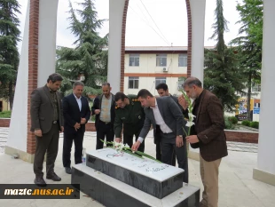 دیدار صمیمانه سرهنگ پاسدار محمد حسن سلامی مدیرکل حفظ آثار و نشر ارزش‌های دفاع مقدس مازندران و هیئت همراه با دکتر نعمت اله عسکری رئیس دانشگاه ملی مهارت استان
 2