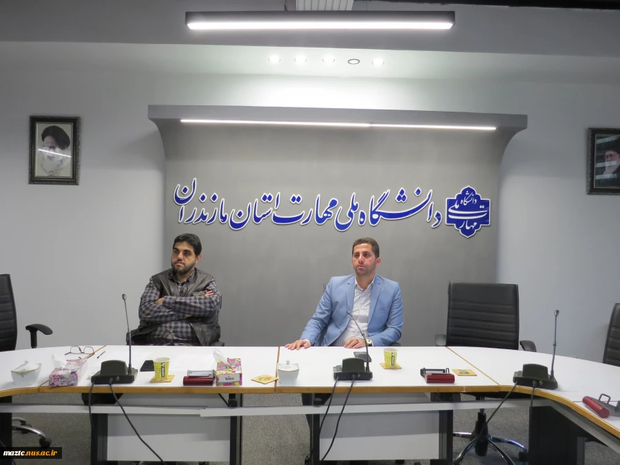 جلسه شورای پژوهشی دانشگاه ملی مهارت واحد استان مازندران  5