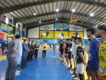 آغاز برگزاری مسابقات ورزشی انتخابی دانشجویان دانشکده های ملی مهارت ۱۲ گانه استان با حضور دکتر بریمانی مدیر کل ورزش و جوانان  و دکتر نعمت اله عسکری رئیس دانشگاه ملی مهارت  استان در دانشکده ملی مهارت امام محمد باقر (ع) ساری 2