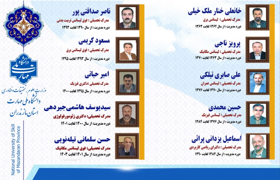روسای قبلی