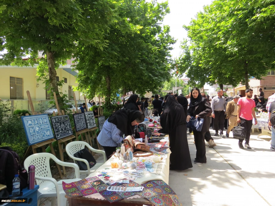 در حاشیه برگزاری همایش یک روزه حوزه معاونت فرهنگی و دانشجویی صورت گرفت، افتتاح اولین بازارچه دست‌ساخته‌های دانشجویان دانشکده‌های ۱۲‌گانه استان مازندران با حضور دکتر میر معینی 10
