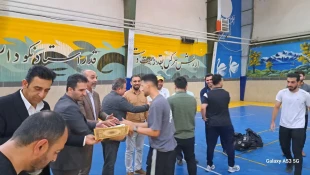 آیین اختتامیه هفتمین المپیاد ورزش‌های همگانی دانشجویان پسر دانشگاه ها و موسسات آموزش عالی استان مازندران به میزبانی دانشگاه ملی مهارت استان 5