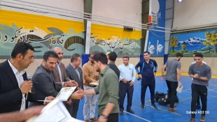 آیین اختتامیه هفتمین المپیاد ورزش‌های همگانی دانشجویان پسر دانشگاه ها و موسسات آموزش عالی استان مازندران به میزبانی دانشگاه ملی مهارت استان 9