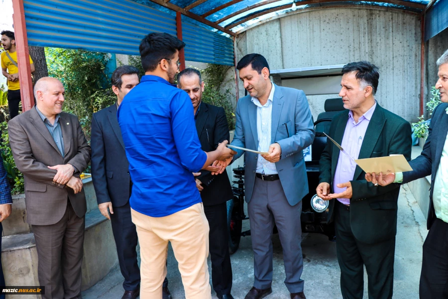 رونمایی از مینی‌خودرو شهری در دانشکده ملی مهارت شماره 2 ساری 8