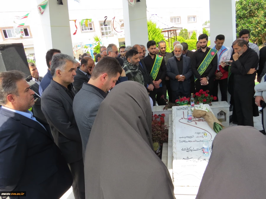 افتتاح المان شهید خوشنام دانشکده ملی مهارت شهرستان محمودآباد و تجدید میثاق با آرمان های شهدا و امام راحل 4