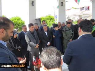 افتتاح المان شهید خوشنام دانشکده ملی مهارت شهرستان محمودآباد و تجدید میثاق با آرمان های شهدا و امام راحل 5
