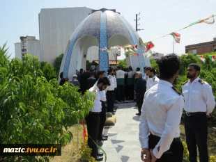 افتتاح المان شهید خوشنام دانشکده ملی مهارت شهرستان محمودآباد و تجدید میثاق با آرمان های شهدا و امام راحل 7