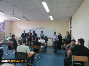 بازدید دکتر جهانشاهی  معاونت آموزشی دانشگاه ملی مهارت از حوزه‌های امتحانی دانشکده ملی مهارت امام محمد باقر (ع) ساری  2