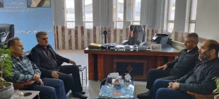 رئیس دانشکده با مدیر آموزش و پرورش چمستان دیدار کرد 3