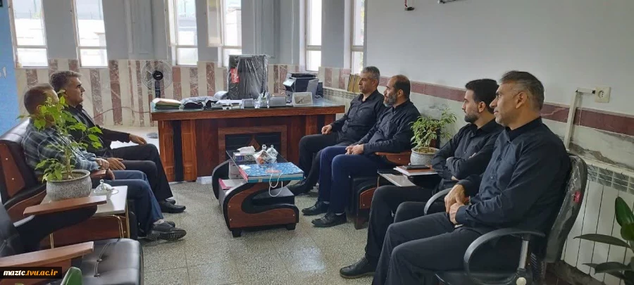 رئیس دانشکده با مدیر آموزش و پرورش چمستان دیدار کرد 4