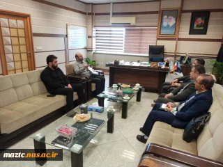 دیدار دکتر نعمت اله عسکری رئیس دانشگاه ملی مهارت مازندران با مهندس مجتبی  سیف اله پورمدیر مخابرات منطقه مازندران
