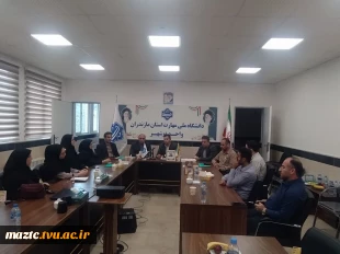 نشست شورای اداری دانشکده ملی مهارت نوشهر و تقدیر از کارکنان این دانشکده با حضور رئیس دانشگاه ملی مهارت مازندران  2
