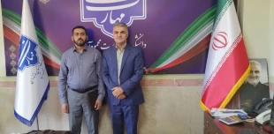 تقدیر رییس دانشکده ملی مهارت محمودآباد از خبرنگار 3