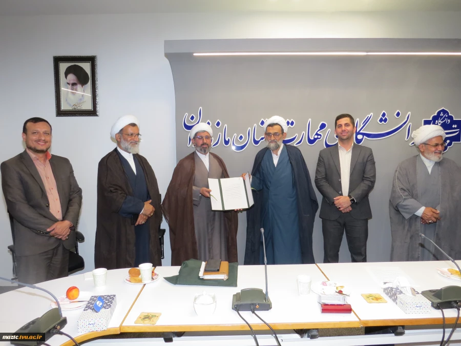 آیین معارفه سرپرست نهاد نمایندگی مقام معظم رهبری در دانشگاه ملی مهارت استان مازندران برگزار شد 14