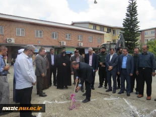 در چهارمین روز از هفته دولت و مصادف با روز کارمند صورت گرفت
مراسم کلنگ‌زنی تأسیس یادمان شهید خوشنام در دانشکده ملی مهارت دختران بابل  2