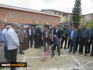 در چهارمین روز از هفته دولت و مصادف با روز کارمند صورت گرفت
مراسم کلنگ‌زنی تأسیس یادمان شهید خوشنام در دانشکده ملی مهارت دختران بابل  2