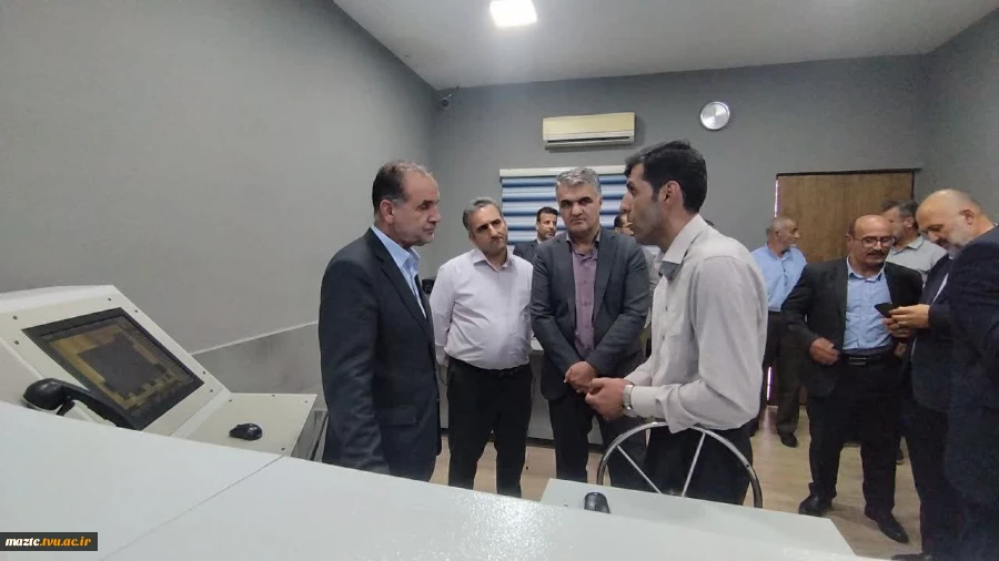 بازدید دکتر عبدالوحید فیاضی نماینده مردم شریف محمودآباد و نور و ریاست مجمع نمایندگان استان مازندران در مجلس شورای اسلامی از دانشکده ملی مهارت محمودآباد 14