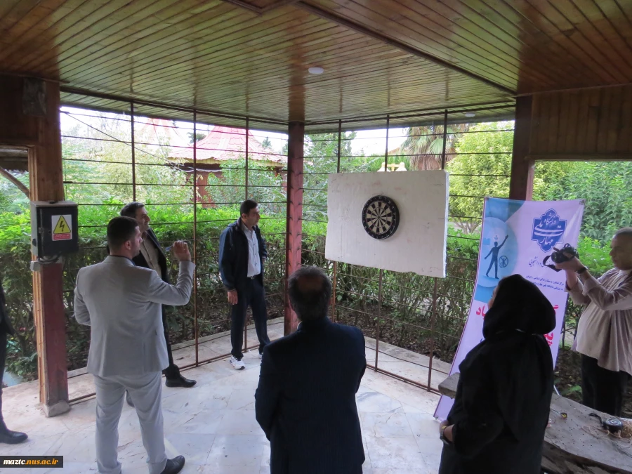 در حاشیه همایش پیشگیری از اعتیاد برگزار شد
برگزاری مسابقات ورزشی معاونین فرهنگی دانشجویی، اساتید و مشاوران در رشته‌های دارت و پنالتی دروازه کوچک 7