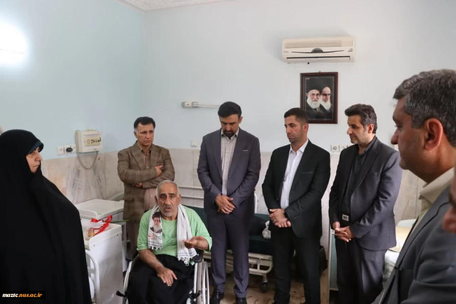 در راستای گرامیداشت هفته دفاع مقدس و تقویت ارتباط دانشگاه با ارزش‌های والای انقلاب اسلامی
دیدار صمیمانه رئیس دانشگاه ملی مهارت مازندران ، هیئت رئیسه  و روسای دانشکده های ۱۲گانه با جانبازان مرکز توانبخشی امام علی (ع) ساری 2