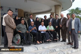 در راستای گرامیداشت هفته دفاع مقدس و تقویت ارتباط دانشگاه با ارزش‌های والای انقلاب اسلامی
دیدار صمیمانه رئیس دانشگاه ملی مهارت مازندران ، هیئت رئیسه  و روسای دانشکده های ۱۲گانه با جانبازان مرکز توانبخشی امام علی (ع) ساری 2
