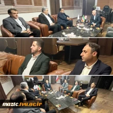دیدار مسئولان عالی‌رتبه وزارت علوم با همراهی دکتر عسکری رئیس دانشگاه ملی مهارت با استاندار محبوب استان مازندران