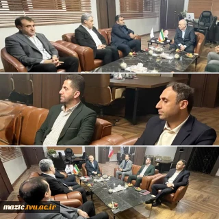دیدار مسئولان عالی‌رتبه وزارت علوم با همراهی دکتر عسکری رئیس دانشگاه ملی مهارت با استاندار محبوب استان مازندران