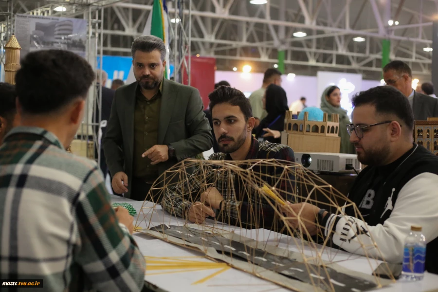 حضور دانشگاه ملی مهارت مازندران در نمایشگاه صنعت ساختمان  به مناسبت فرارسیدن هفته پژوهش 5